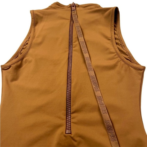 SKIMS Swim Sleeveless One Piece Almond Women’s Small - Picture 6 of 15